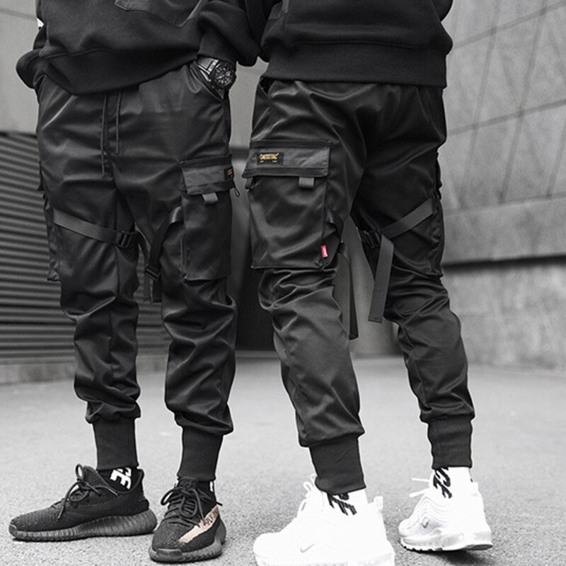 Men Casual Streetwear Joggers Cargo Pants Sweatpants Combat Sport Urban  Trousers | eBay
